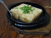 豆腐ステーキ　